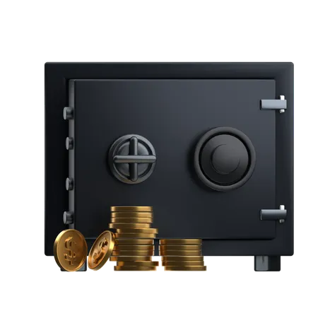 Bank Safe  3D Icon