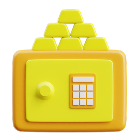 Bank Safe  3D Icon