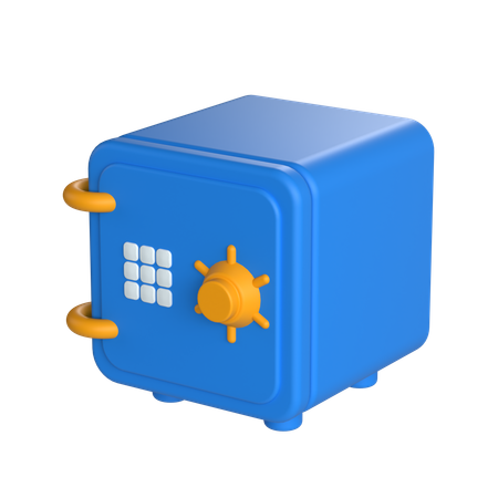 Bank Safe  3D Icon