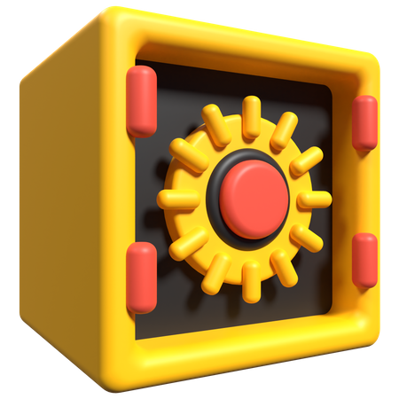 Bank Safe  3D Icon