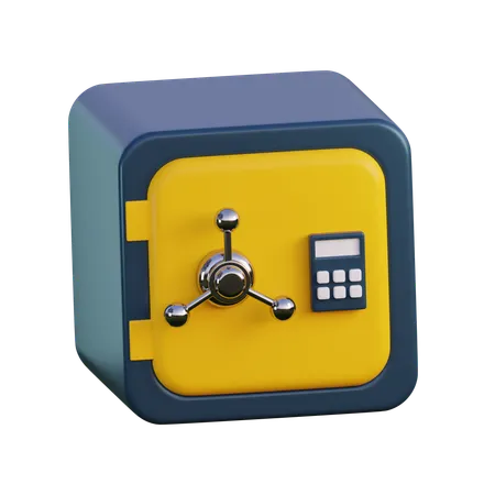 Bank Safe  3D Icon