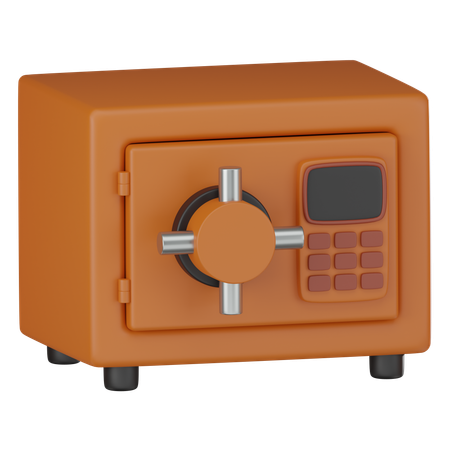 Bank Safe  3D Icon