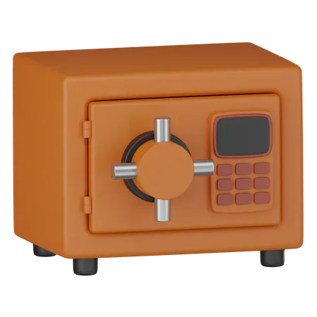 Bank Safe  3D Icon