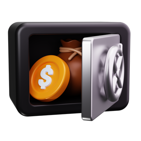 Bank Safe  3D Icon