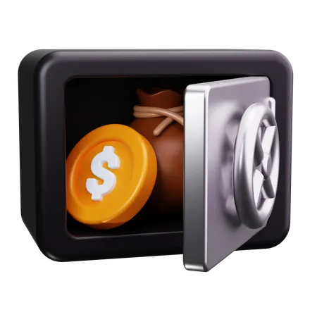 Bank Safe  3D Icon