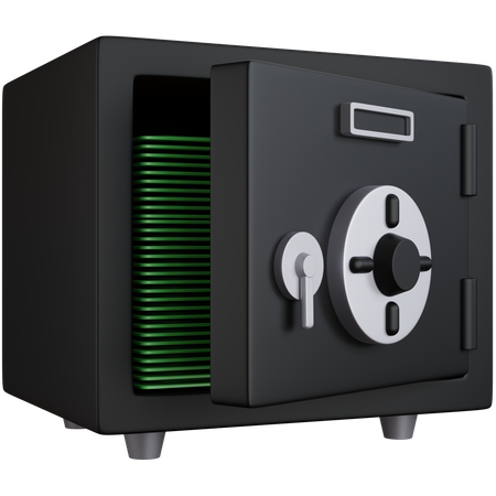 Bank Safe  3D Icon