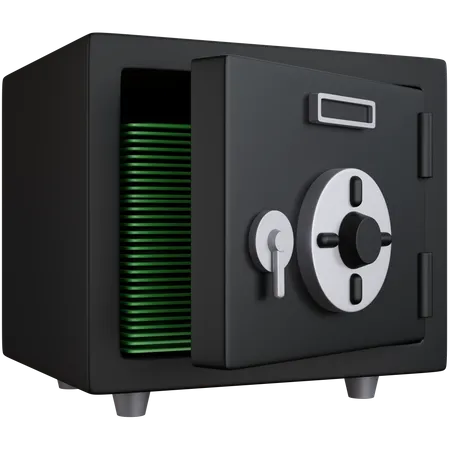 Bank Safe  3D Icon