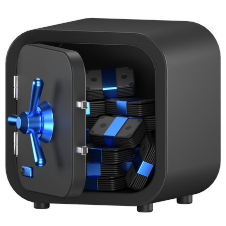 Bank Safe  3D Icon