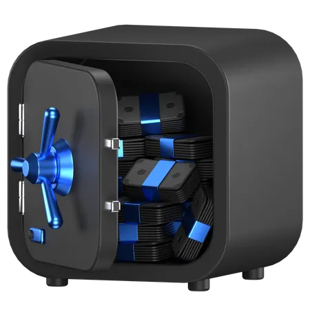 Bank Safe  3D Icon