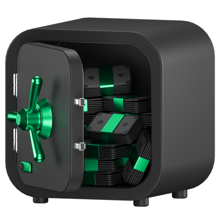 Bank Safe  3D Icon