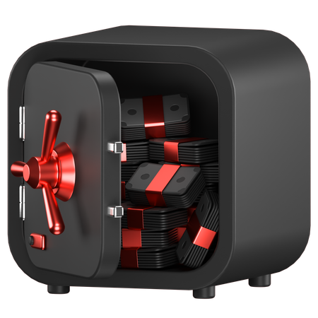 Bank Safe  3D Icon