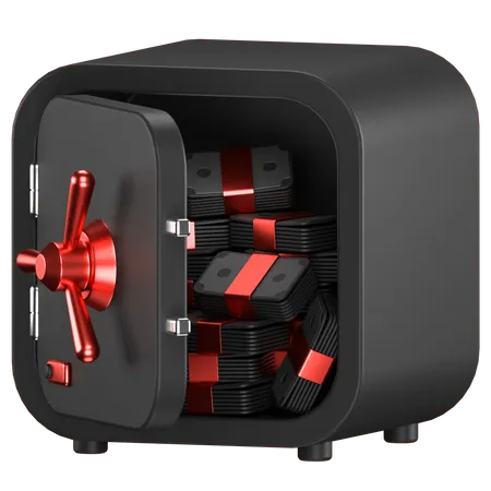 Bank Safe  3D Icon