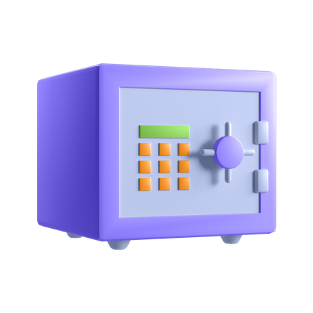 Bank Safe  3D Icon