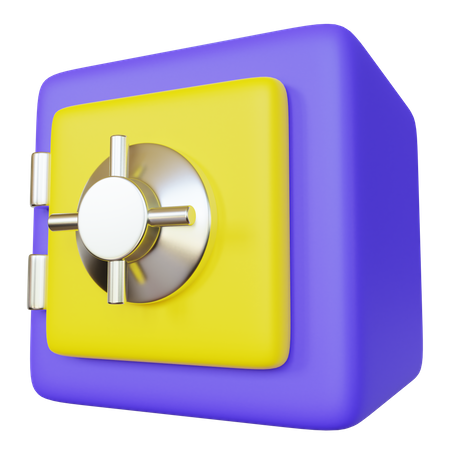 Bank Safe  3D Icon
