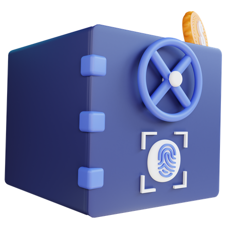 Bank Safe  3D Icon