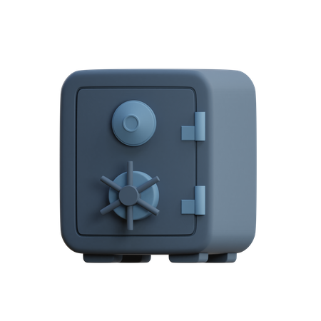 Bank Safe  3D Illustration