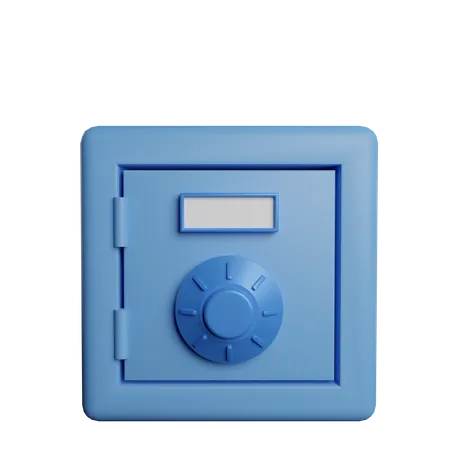 Bank Safe  3D Illustration