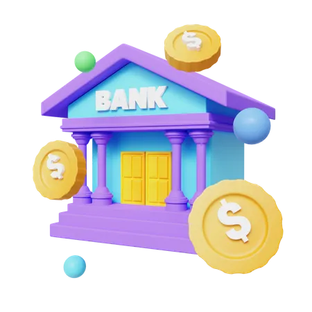 Bank Saving  3D Icon