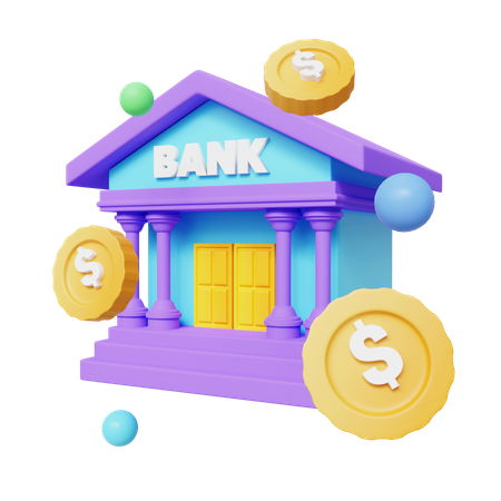 Bank Saving 3D Icon