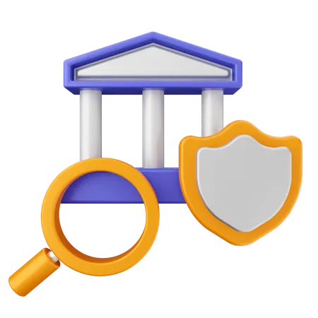 Bank Secure  3D Icon