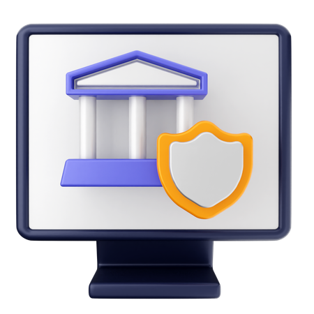 Bank Secure  3D Icon