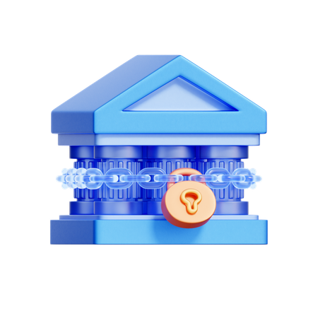 Bank Security  3D Icon
