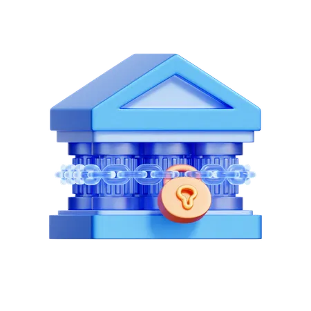 Bank Security  3D Icon