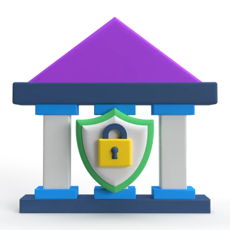 Bank Security  3D Icon