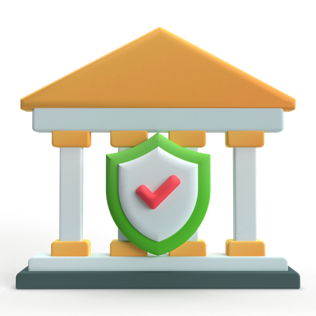 Bank Security  3D Icon
