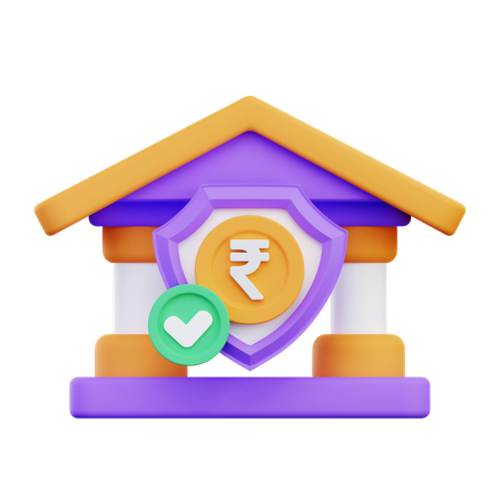 Bank Security  3D Icon