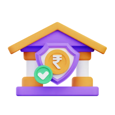 Bank Security  3D Icon