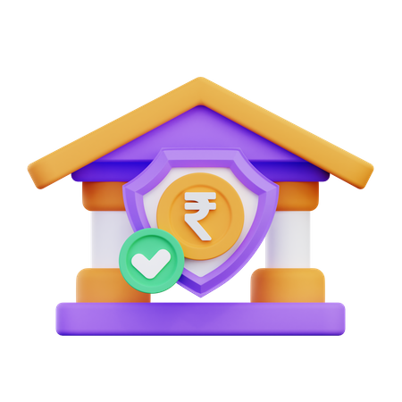 Bank Security  3D Icon