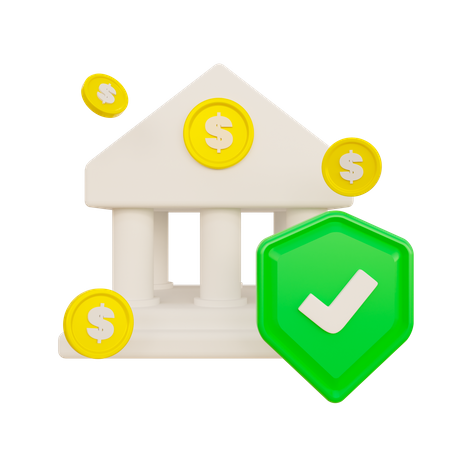 Bank Shield  3D Icon