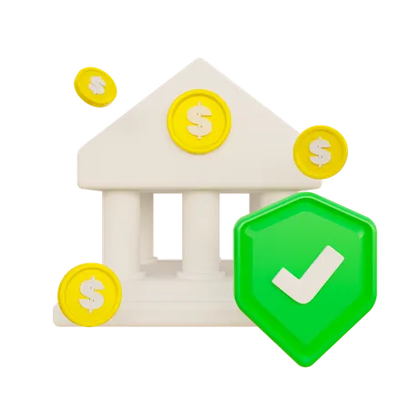 Bank Shield  3D Icon