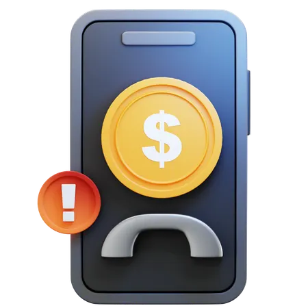 Bank Spam Call  3D Icon