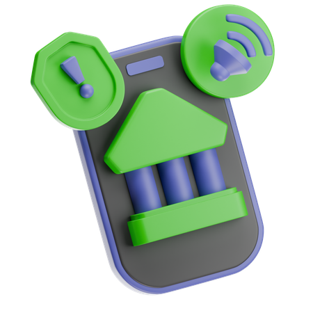 Bank Spam Call  3D Icon