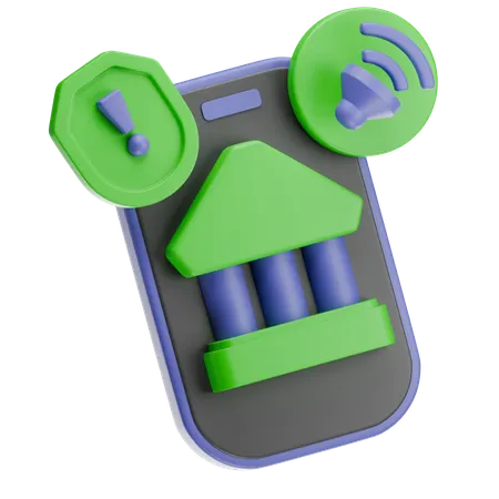 Bank Spam Call  3D Icon