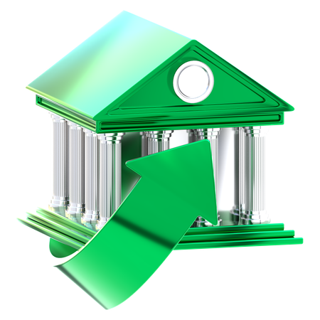 Bank Transfer  3D Icon