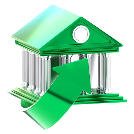 Bank Transfer  3D Icon