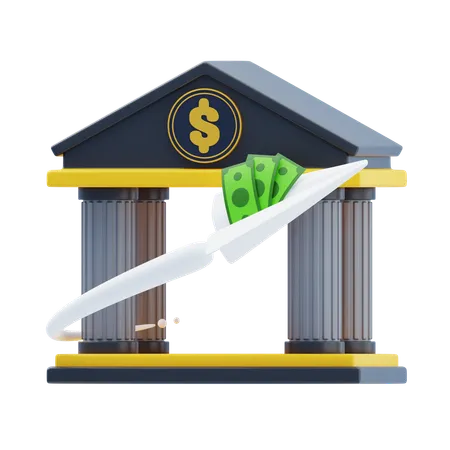 Bank Transfer  3D Icon