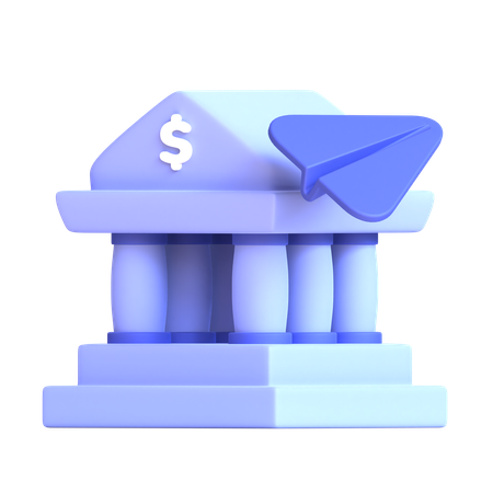 Bank Transfer  3D Icon