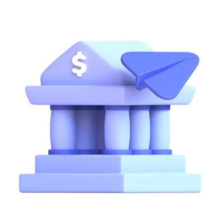 Bank Transfer  3D Icon