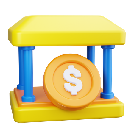 Bank Transfer  3D Icon