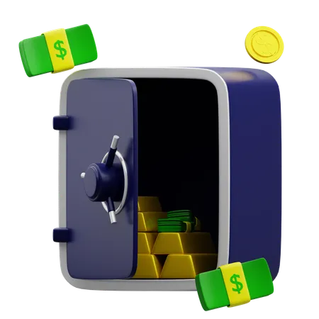 Bank Vault  3D Icon