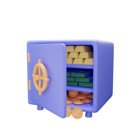 Bank Vault  3D Icon