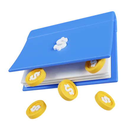 Bank Buch  3D Icon