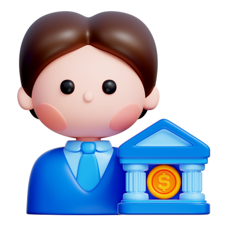 Banker  3D Icon