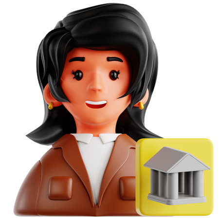 Banker  3D Icon