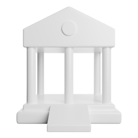 Bankgebäude  3D Icon