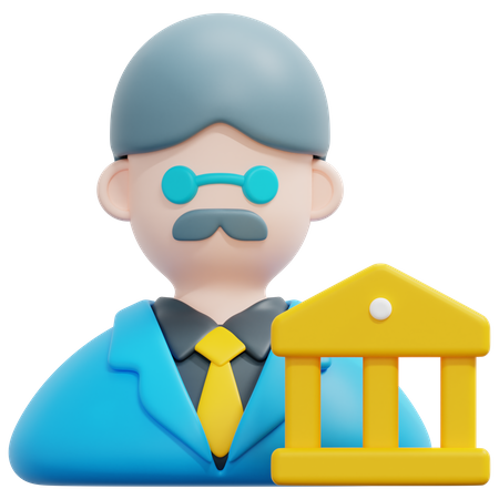 Banker  3D Icon